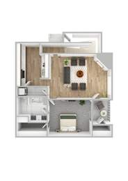 Live Oak floor plan diagram