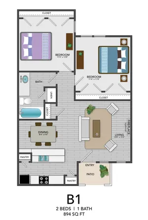 B1 floor plan diagram