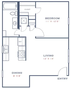 A1 floor plan diagram